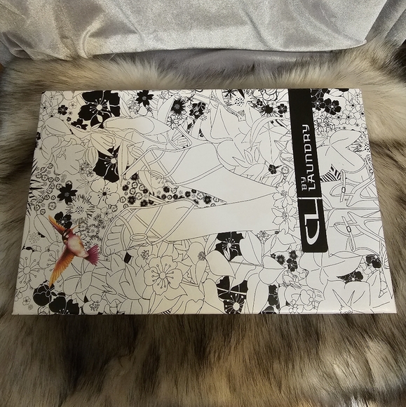 CL by Chinese Laundry Jody Gold Block Heel Sandals Shoes Women's 6.5 NIB - Picture 9 of 11